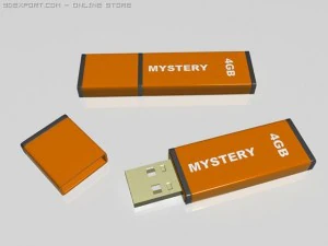 pilote flash USB Modèle 3D