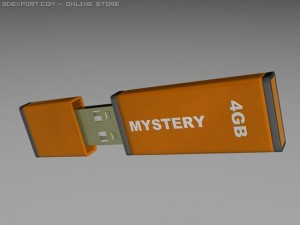 usb flash driver 3D Model