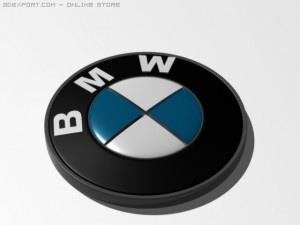 bmw logo 3d 3D Model