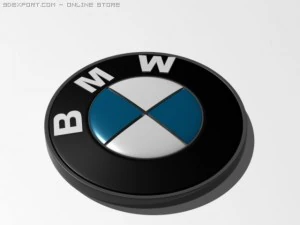 bmw logo 3d 3D Model