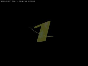 ort russian old logo 3D Модель