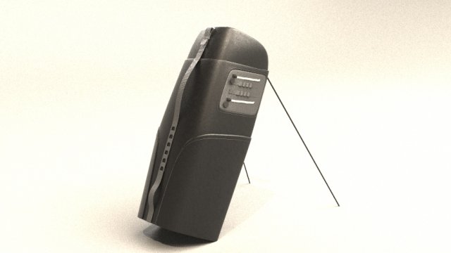 golf bag 3D Model .c4d .max .obj .3ds .fbx .stl .blend 