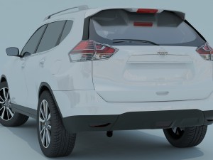nissan x-trail 2016 3D Model