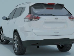 nissan x-trail 2016 3D Model