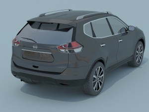 nissan x-trail 2016 3D Model