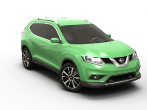 nissan x-trail 2016 3D Model