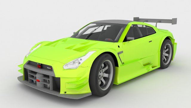 nissan gtr r35 nismo Modèle 3D .c4d .max .obj .3ds .fbx .stl .blend 