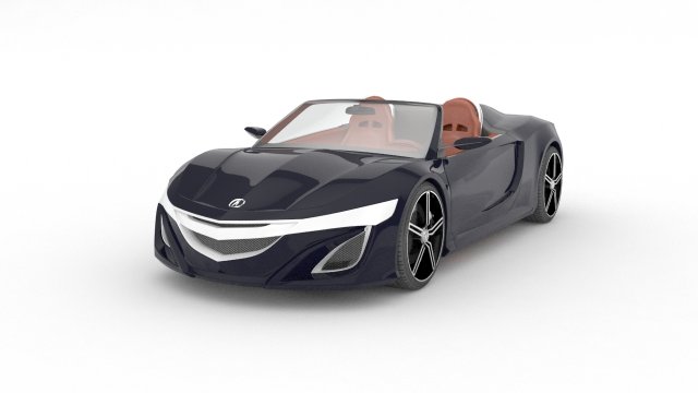 acura nsx 3D 模型 .c4d .max .obj .3ds .fbx .stl .blend