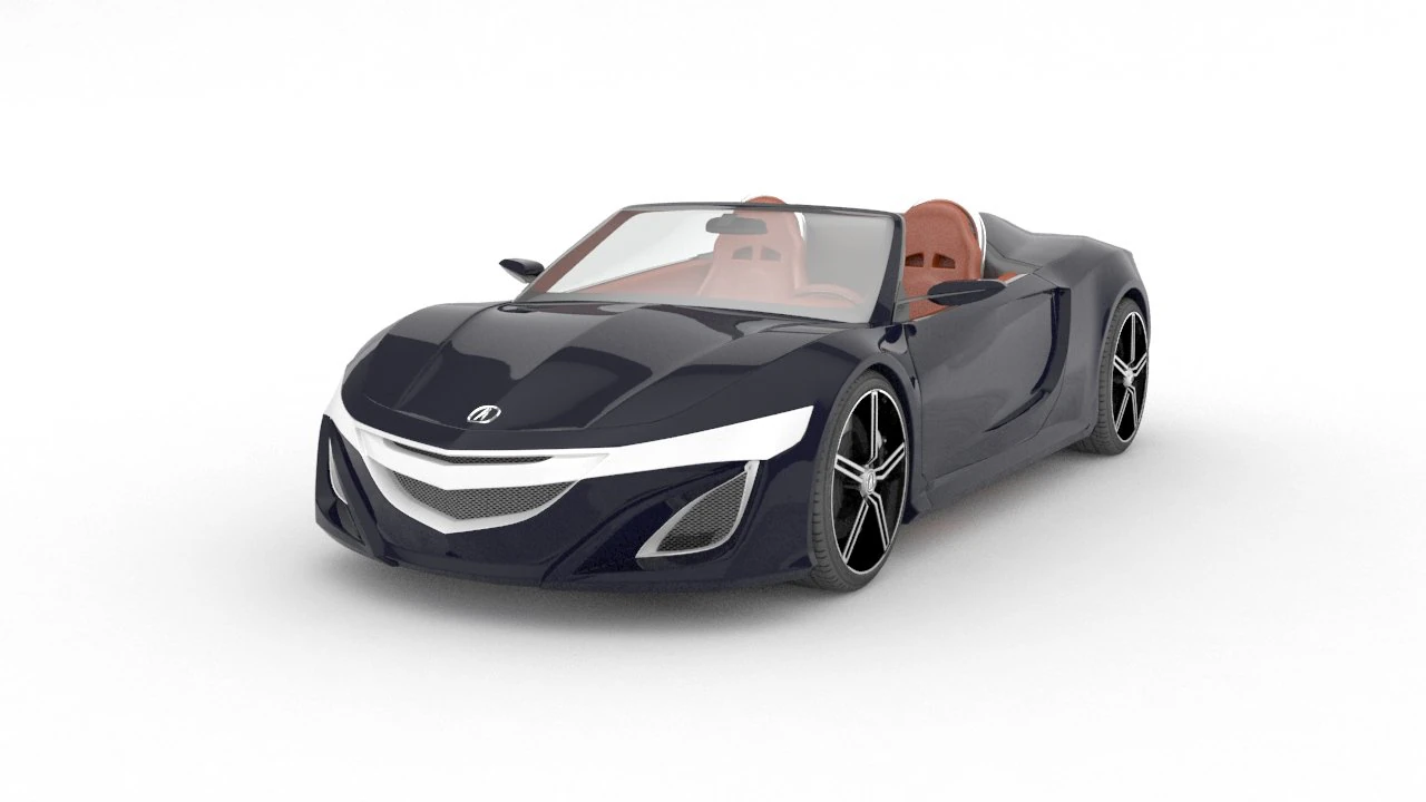 acura nsx 3D Model .c4d .max .obj .3ds .fbx .stl .blend 