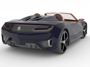 acura nsx 3D 模型