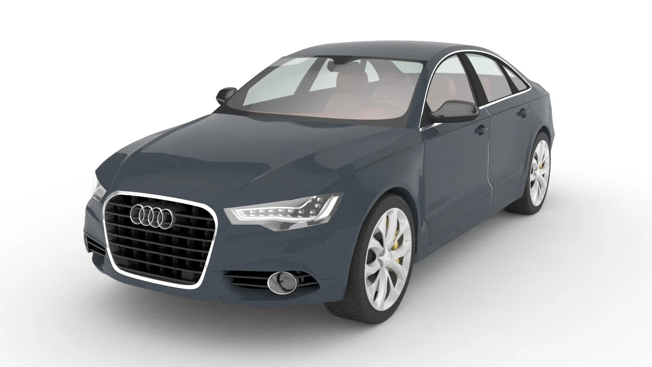 audi a6 2008 3D Model .c4d .max .obj .3ds .fbx .stl .blend 