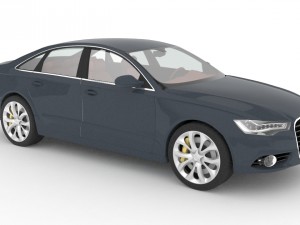 audi a6 2008 3D 模型