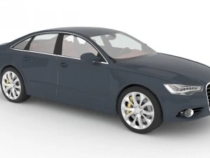 audi a6 2008 3D Model