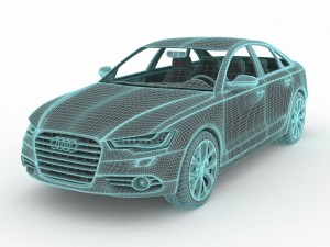 audi a6 2008 3D 模型