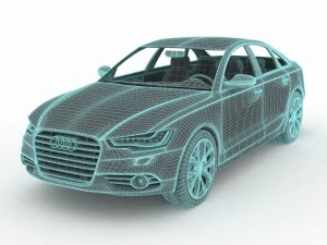 audi a6 2008 3D Model