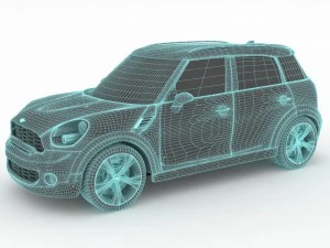 mini cooper s 3D Model