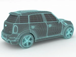 mini cooper s 3D Model