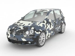 フォルクスワーゲン ゴルフ MK5 3Dモデル