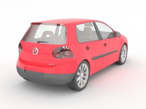 volkswagen golf mk5 3Dモデル