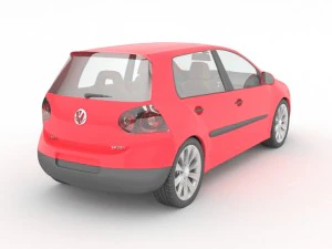 volkswagen golf mk5 3D Model