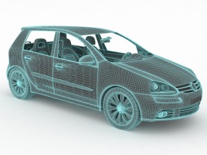 volkswagen golf mk5 3Dモデル