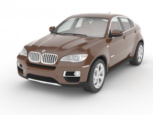 bmw x6m 2013 3D Model