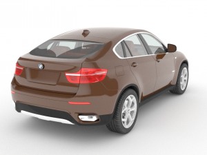 bmw x6m 2013 3D Model