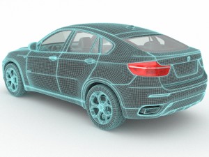 bmw x6m 2013 3D Model