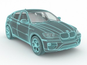 bmw x6m 2013 3D Model