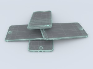 iphone 6s all colors high poly 3D Модель