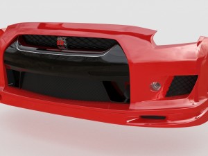 4 x gtr front bumpers 3D Model