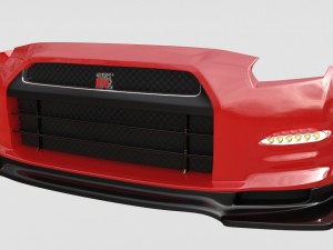 4 x gtr front bumpers 3D Model
