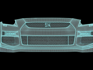 4 x gtr front bumpers 3D Model