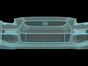 4 x gtr front bumpers 3D Model