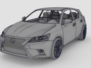lexus ct 200h 3D Model