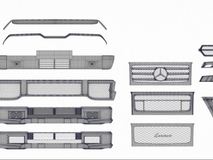 mercedes benz g class 3D Model