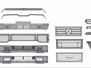 mercedes benz g class 3D Model