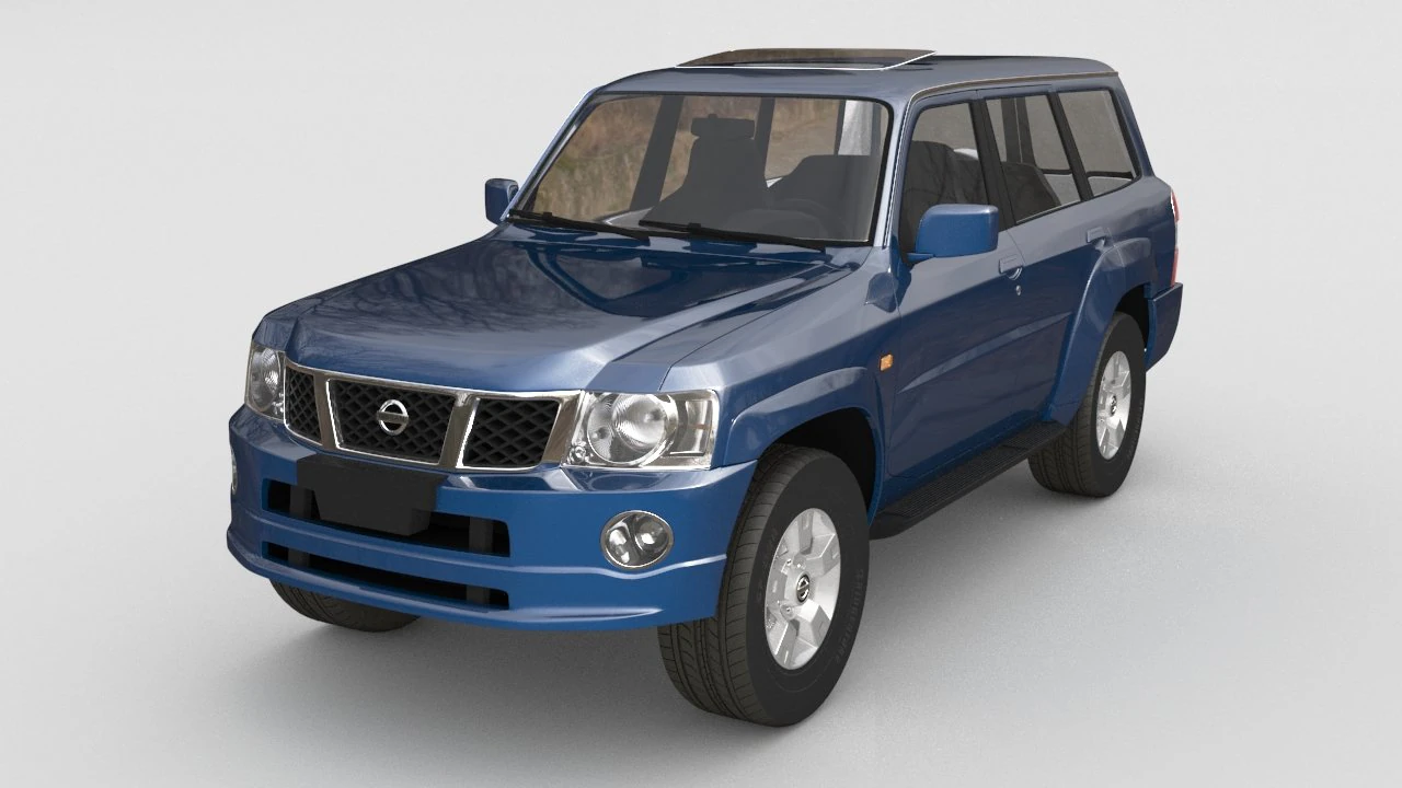nissan patrol 3D Model .c4d .max .obj .3ds .fbx .stl .blend 