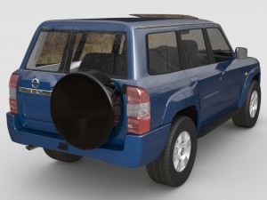 nissan patrol 3D 모델