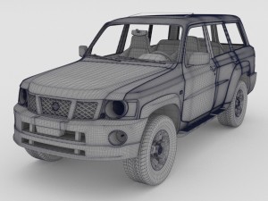 nissan patrol 3D 모델