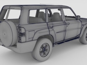 nissan patrol 3D 모델