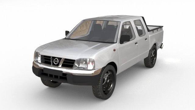nissan pickup d22 Modelo 3D .c4d .max .obj .3ds .fbx .stl .blend 
