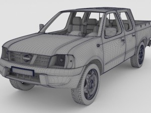 nissan pickup d22 Modelo 3D