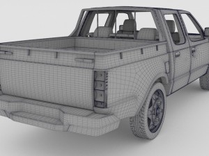 nissan pickup d22 Modelo 3D