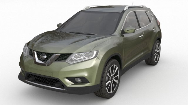 nissan x-trail 3D Model .c4d .max .obj .3ds .fbx .stl .blend 
