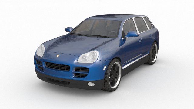 porsche cayenne 3D 模型 .c4d .max .obj .3ds .fbx .stl .blend 