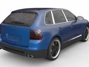 porsche cayenne 3D 模型
