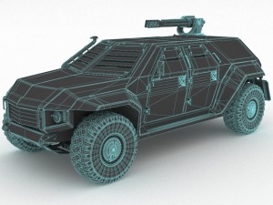 army car 3D Model