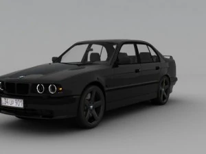 bmw m5 e34 3D Model