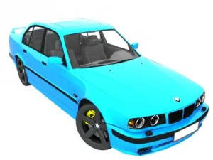 bmw m5 e34 3D Model
